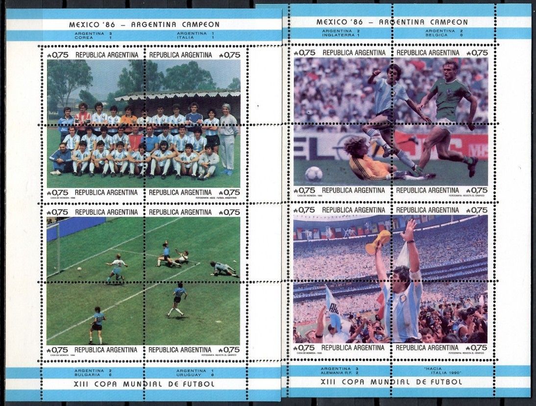 Znaczek Argentyna 1986 Mi ark 1825-1840 Czyste **
