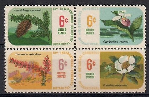 Znaczek USA 1969 Mi 986-989 Czyste **