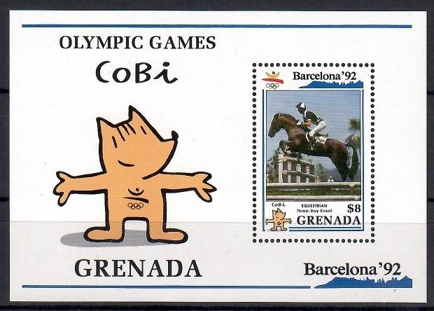 Znaczek Grenada 1990 Mi bl 251 Czyste **