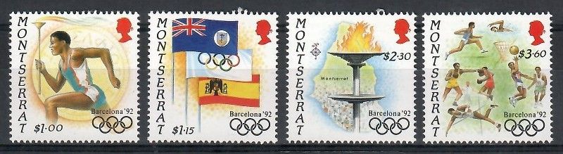 Znaczek Montserrat 1992 Mi 829-832 Czyste **