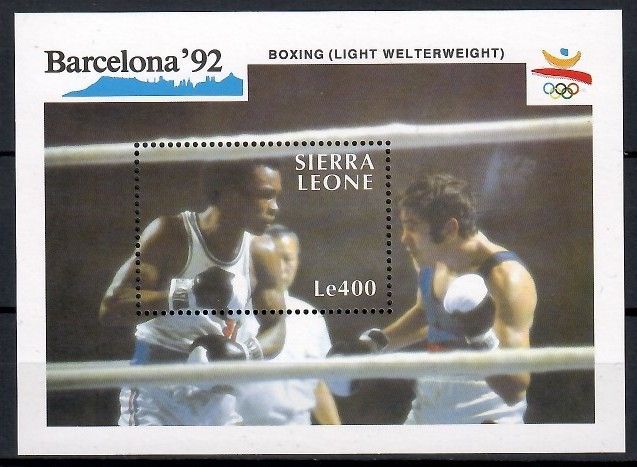 Znaczek Sierra Leone 1990 Mi bl 137 Czyste **