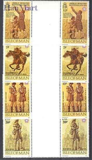 Znaczek Wyspa Man 1976 Mi 74-77 Czyste **