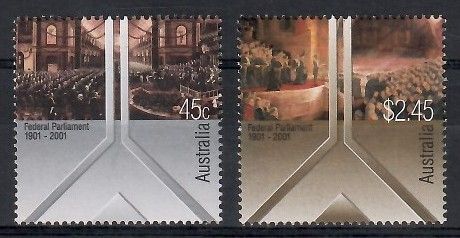 Znaczek Australia 2001 Mi 2047-2048 Czyste **
