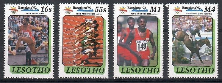 Znaczek Lesotho 1990 Mi 860-863 Czyste **
