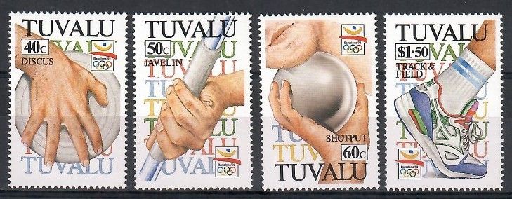 Znaczek Tuvalu 1992 Mi 633-636 Czyste **