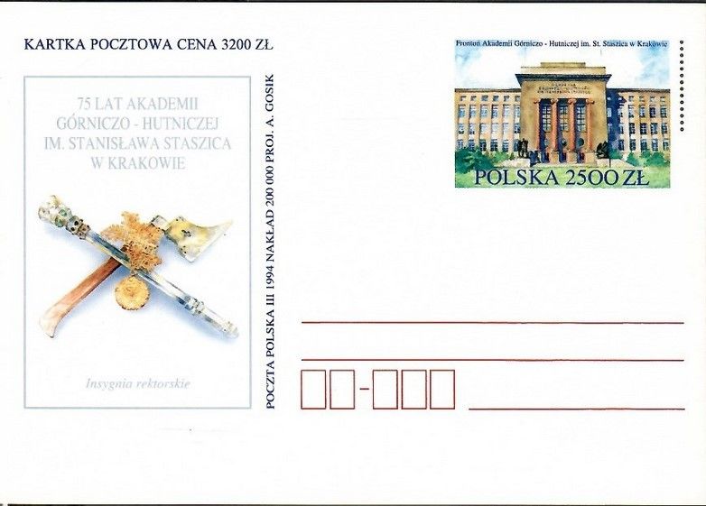 Znaczek Polska 1994 Fi Cp 1067 Całostka pocztowa