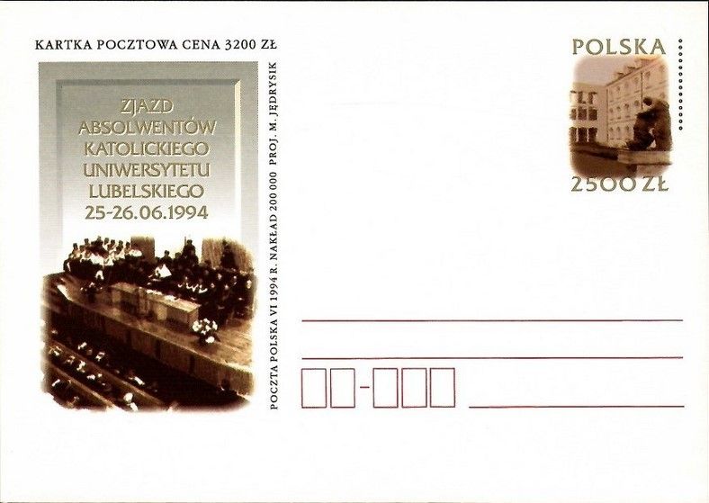 Znaczek Polska 1994 Fi Cp 1072 Całostka pocztowa