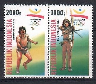 Znaczek Indonezja 1992 Mi 1426-1427 Czyste **