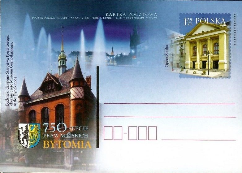 Znaczek Polska 2004 Fi Cp 1332 Całostka pocztowa