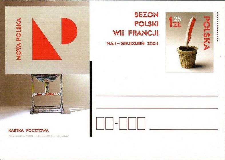 Znaczek Polska 2004 Fi Cp 1333 Całostka pocztowa