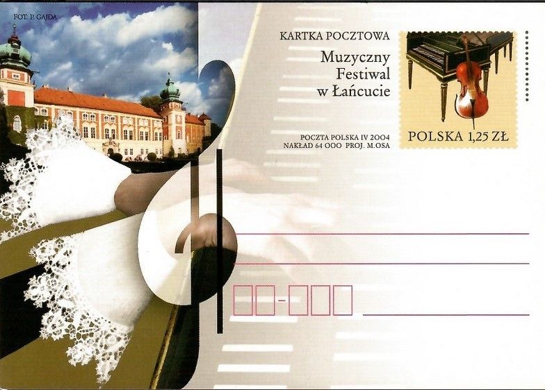 Znaczek Polska 2004 Fi Cp 1335 Całostka pocztowa