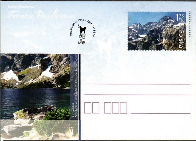 Znaczek Polska 2004 Fi Cp 1357 Całostka pocztowa