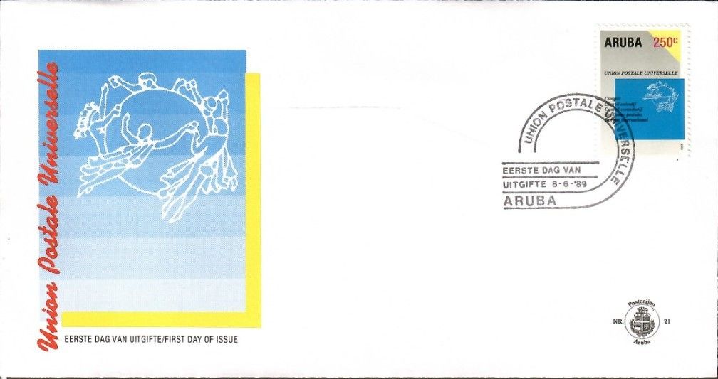 Znaczek Aruba 1989 Mi 60 FDC