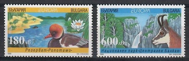 Znaczek Bułgaria 1999 Mi 4387-4388 Czyste **