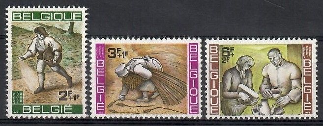 Znaczek Belgia 1963 Mi 1303-1305 Czyste **