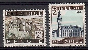 Znaczek Belgia 1966 Mi 1454-1455x Czyste **