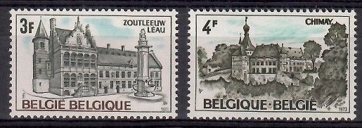 Znaczek Belgia 1973 Mi 1744-1745 Czyste **