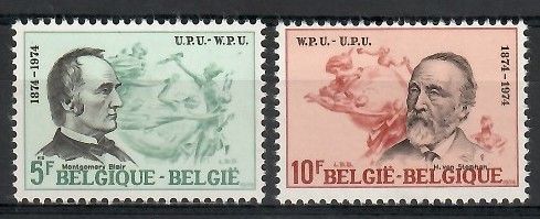 Znaczek Belgia 1974 Mi 1781-1782 Czyste **