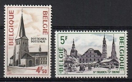 Znaczek Belgia 1975 Mi 1824-1825 Czyste **
