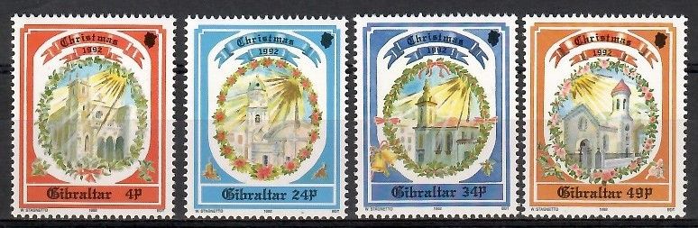 Znaczek Gibraltar 1992 Mi 650-653 Czyste **