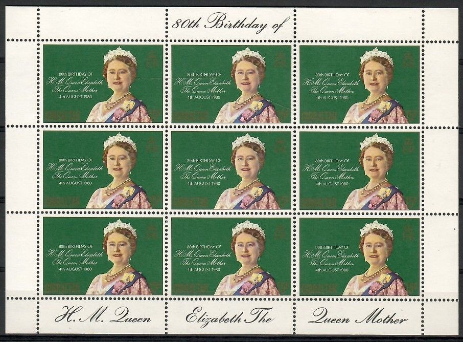 Znaczek Gibraltar 1980 Mi ark 408 Czyste **