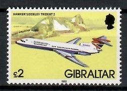 Gibraltar 1982 Mi 445XI Czyste **