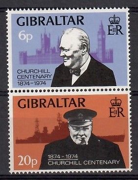 Znaczek Gibraltar 1974 Mi 319-320Y Czyste **