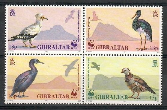 Znaczek Gibraltar 1991 Mi 619-622 Czyste **