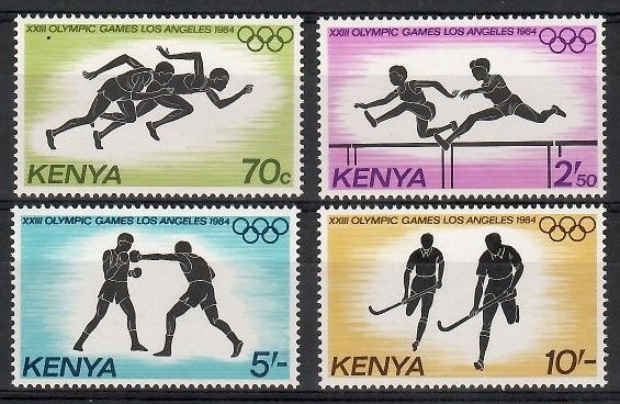 Znaczek Kenia 1984 Mi 292-295 Czyste **