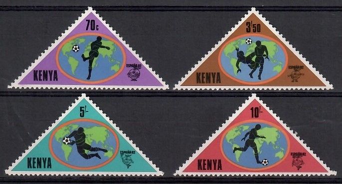 Znaczek Kenia 1982 Mi 222-225 Czyste **
