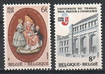 Znaczek Belgia 1978
