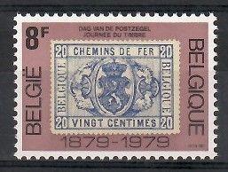 Znaczek Belgia 1979