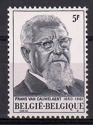 Znaczek Belgia 1980