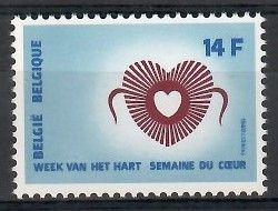 Znaczek Belgia 1980