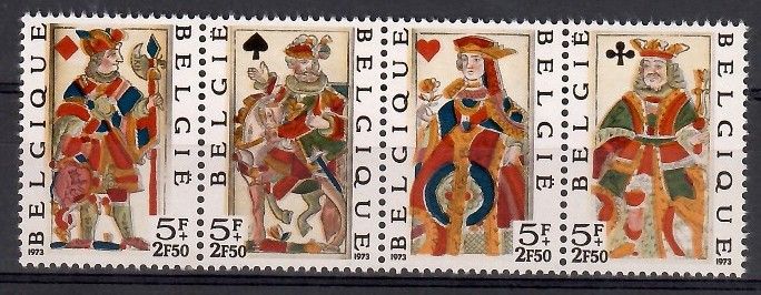 Znaczek Belgia 1973