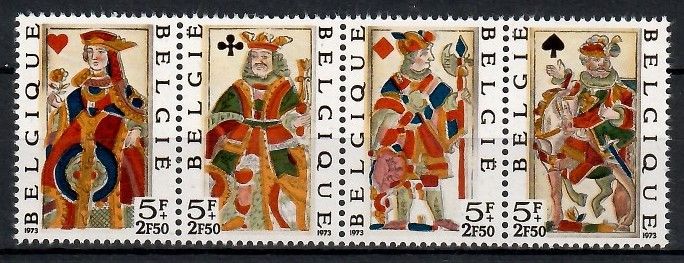 Znaczek Belgia 1973