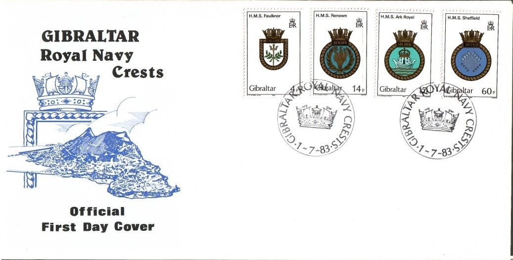 Znaczek Gibraltar 1983