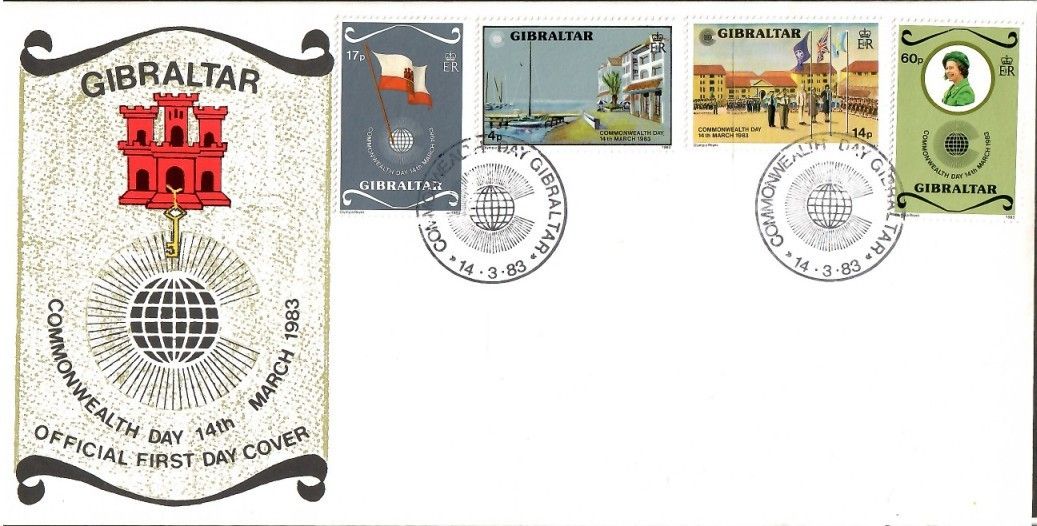 Znaczek Gibraltar 1983