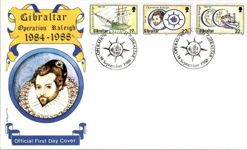 Znaczek Gibraltar 1988