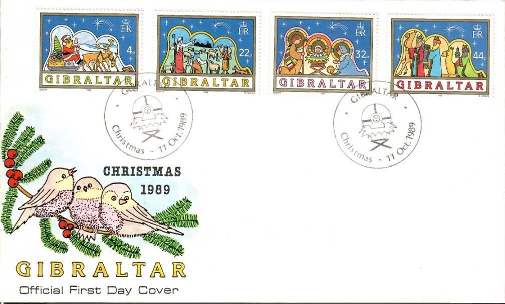 Znaczek Gibraltar 1990