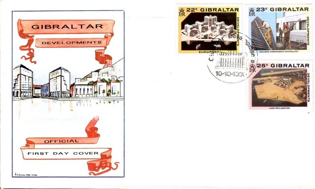 Znaczek Gibraltar 1990