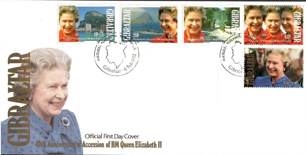 Znaczek Gibraltar 1992