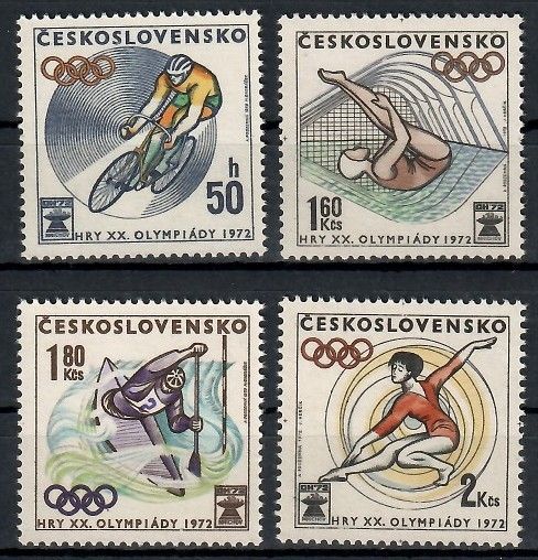 Znaczek Czechosłowacja 1972