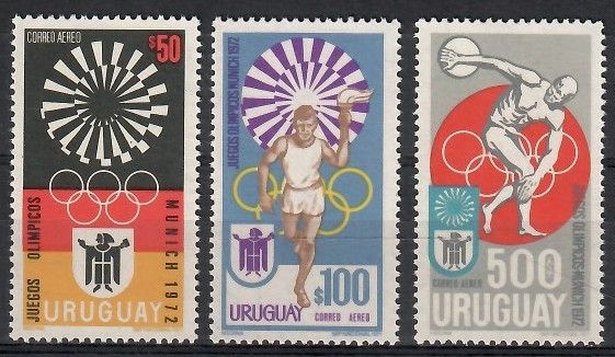Znaczek Urugwaj 1972
