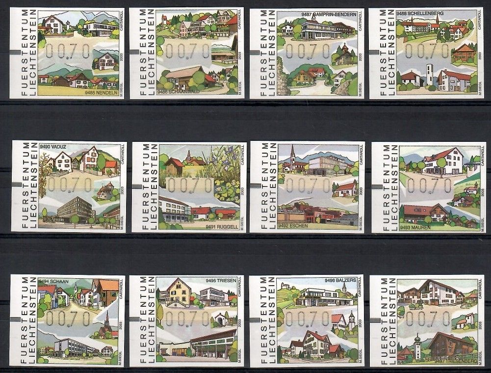 Znaczek Liechtenstein 2003