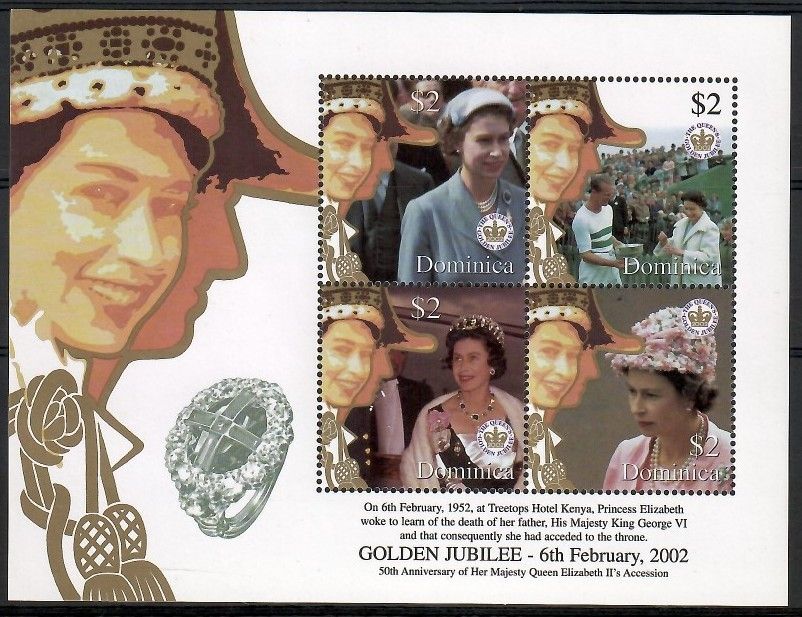 Znaczek Dominika 2002