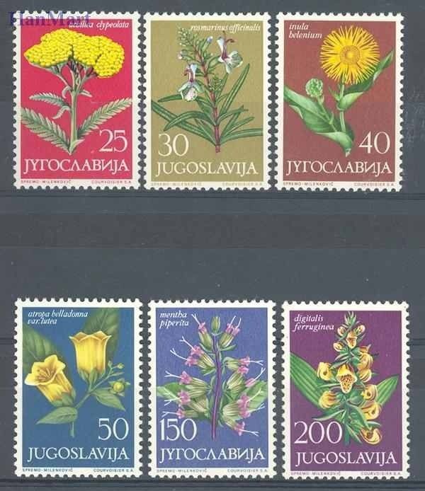 Znaczek Jugosławia 1965 Mi 1118-1123 Czyste **