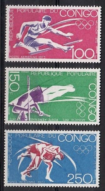 Znaczek Kongo 1973