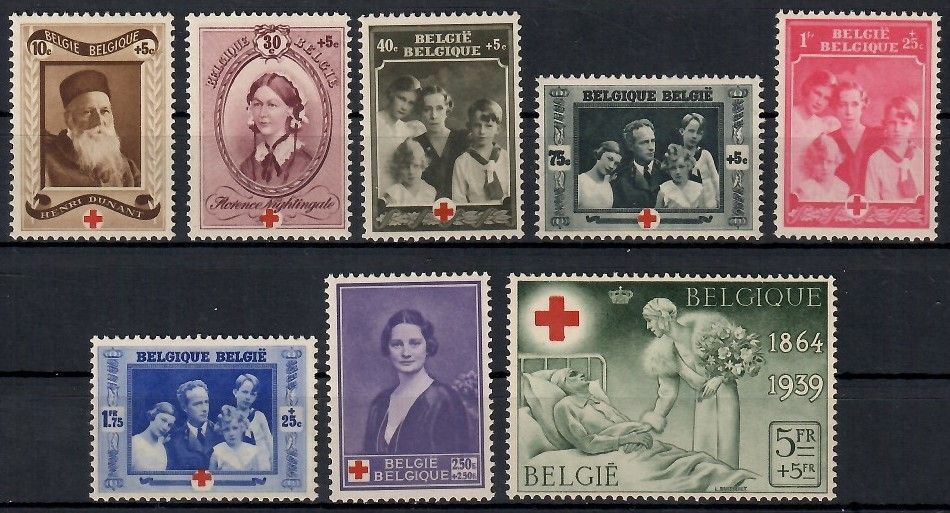 Znaczek Belgia 1939