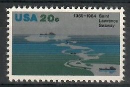 Znaczek USA 1984